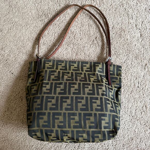 Authentic Fendi zucca monogram tote bag - Picture 2 of 7